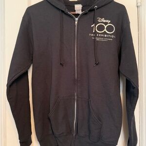 Disney 100 The Exhibition Philadelphia Zip Up Sweatshirt